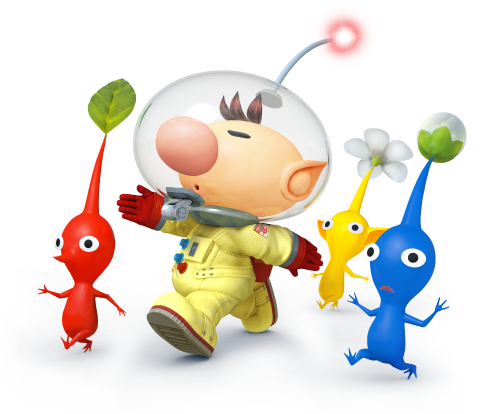 Confermato Olimar + Pikmin in Super Smash Bros!