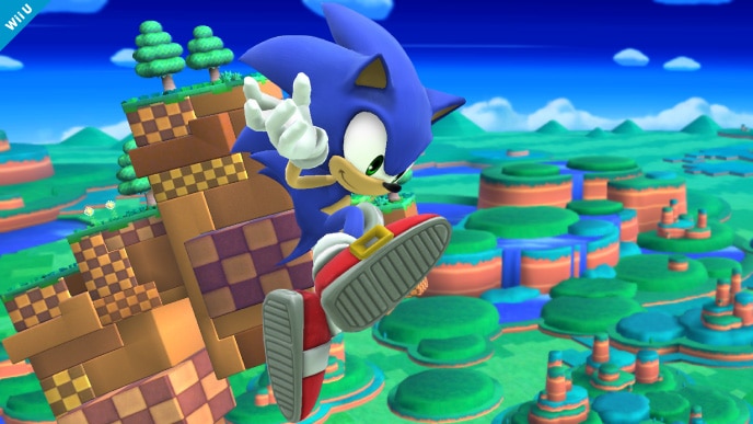 Sonic in a Windy Hill Stage
