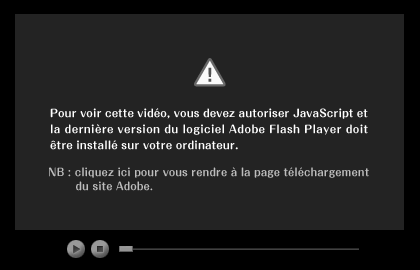 Flash Player 8 Required - Click here and download a recent version of the Flash Player from Adobe's website.