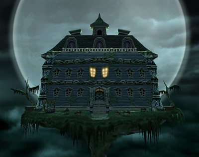 Luigi's Mansion Stage from Super Smash Bros Brawl (Diamonds or Fav