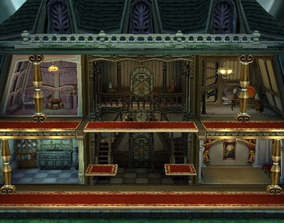 Luigi's Mansion Stage from Super Smash Bros Brawl (Diamonds or Fav