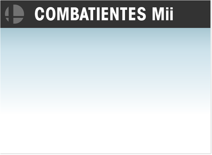 Combatientes Mii