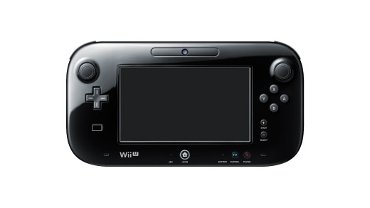 GENUINE OFFICIAL BLACK NINTENDO WII U GAMEPAD