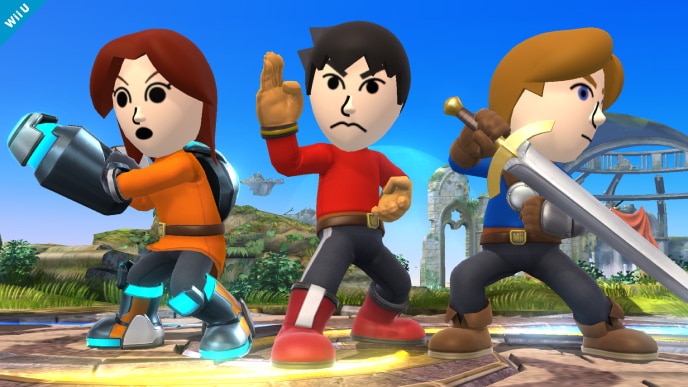 agencia Bolsa considerado Super Smash Bros. para Nintendo 3DS / Wii U: Combatiente Mii