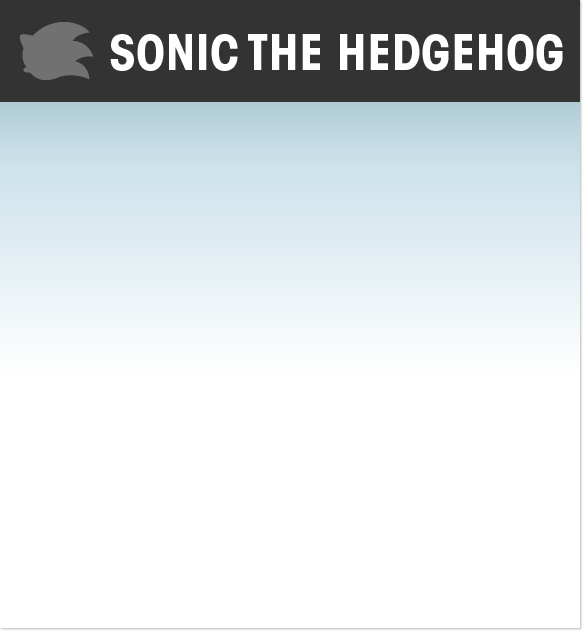 Super Smash Bros. para a Nintendo 3DS e a Wii U: Sonic the Hedgehog