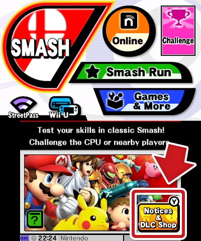 Super Smash Bros. for Nintendo 3DS / Wii U: Downloadable Info